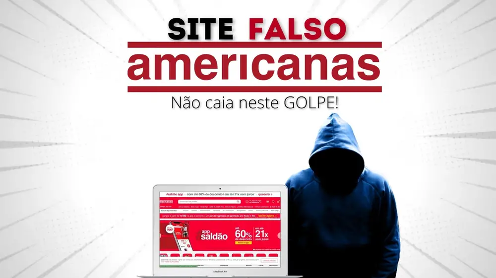 site falso americanas